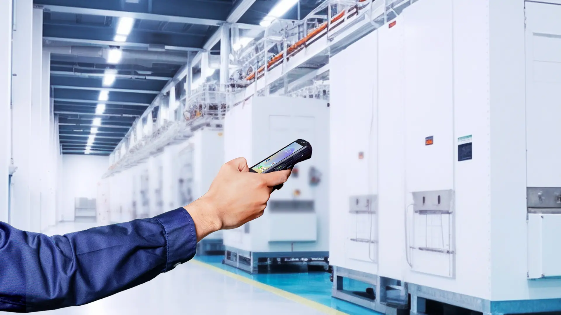 How does the mobile computer revolutionize gas meter reading?