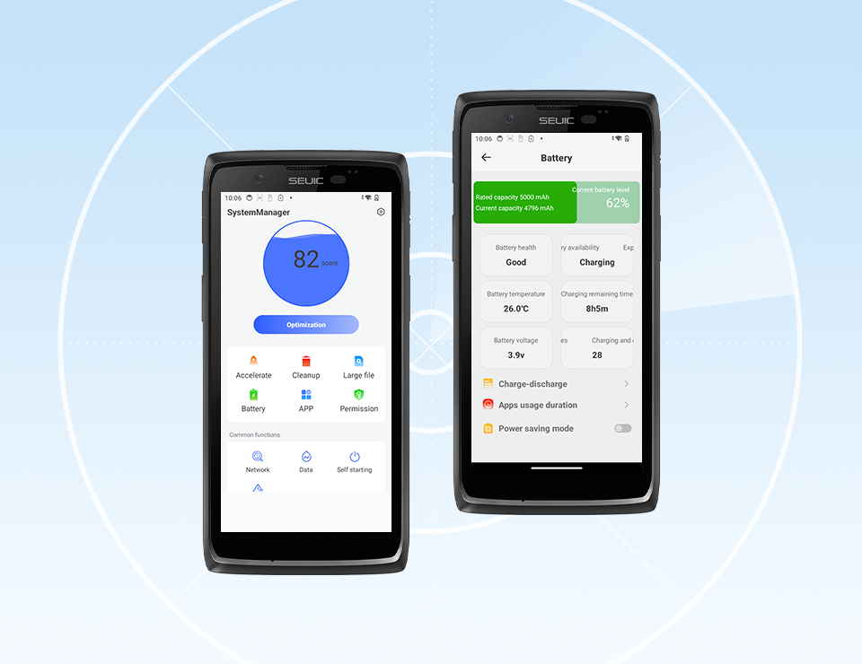 System Manager — One-Click Optimization &amp; Device Diagnostics
