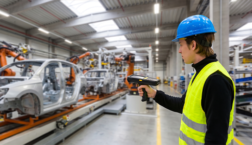 Seuic AUTOID Q7-(Grip) Drives Terminal 
Device Upgrade for a Sino-German Joint 
Venture Automotive Manufacturer