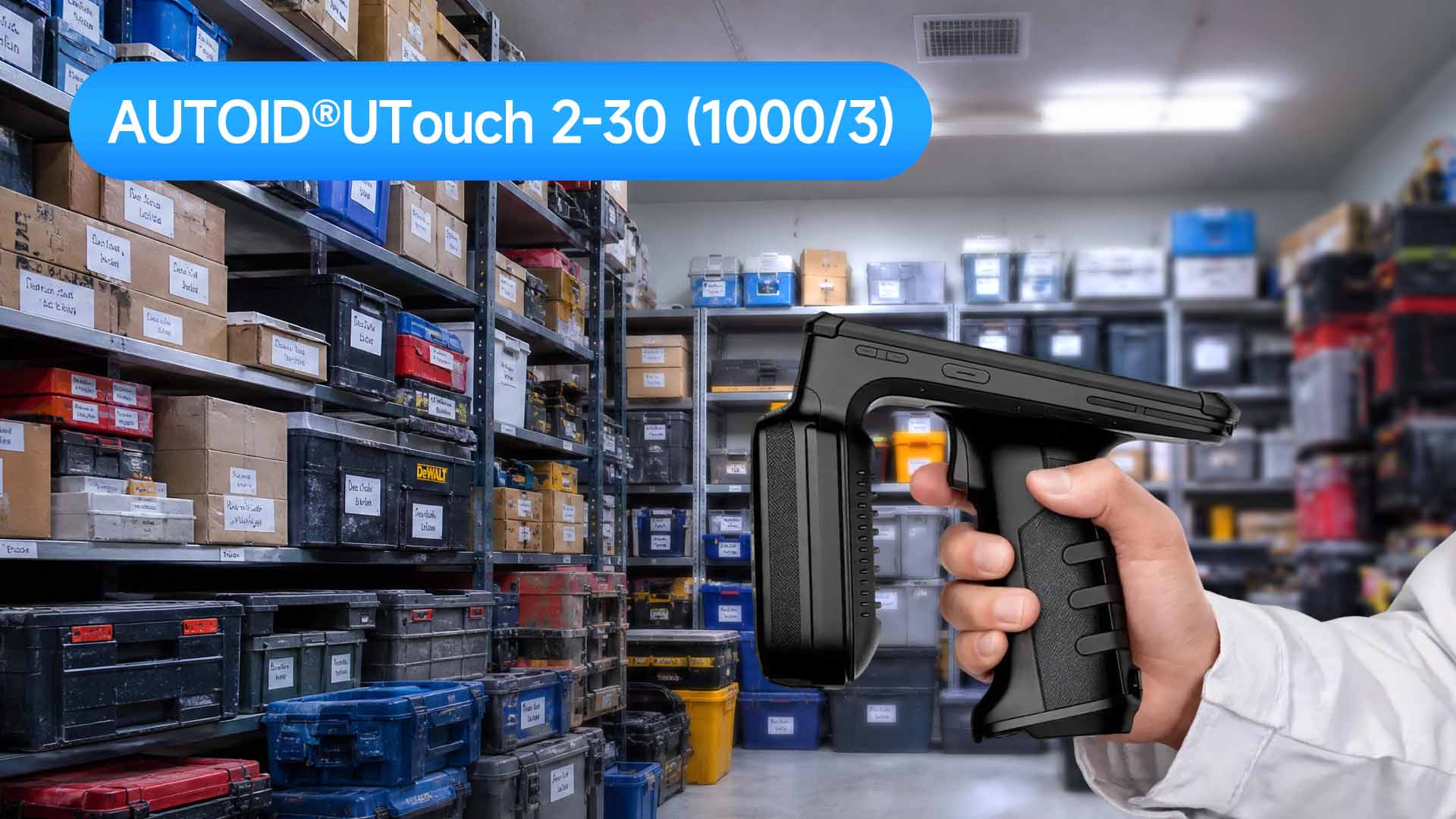 Seuic AUTOID UTouch 2-30 UHF RFID Reader | 1,000 Tags in 3 Seconds for Dense Supermarket Inventory