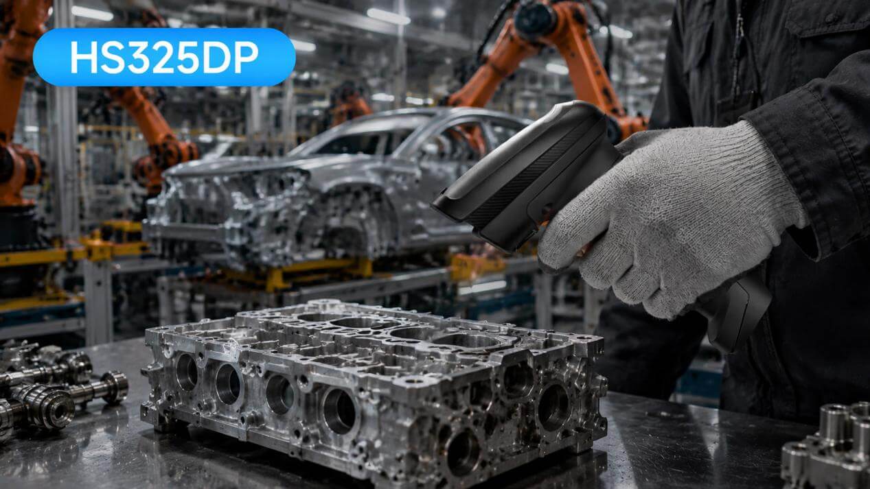 Seuic HS325DP Industrial Scanner: 99.99% First-Pass Read Rate on Automotive DPM Codes