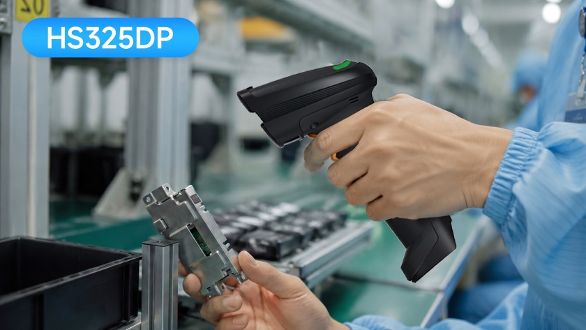 SEUIC HS325DP Barcode Scanner: 99.99% FPR on Curved Reflective PCB Codes