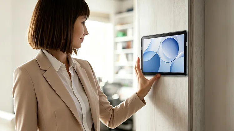 Rugged Android Tablet for Smart Office: Conference Room Management &amp; Access Control Solution