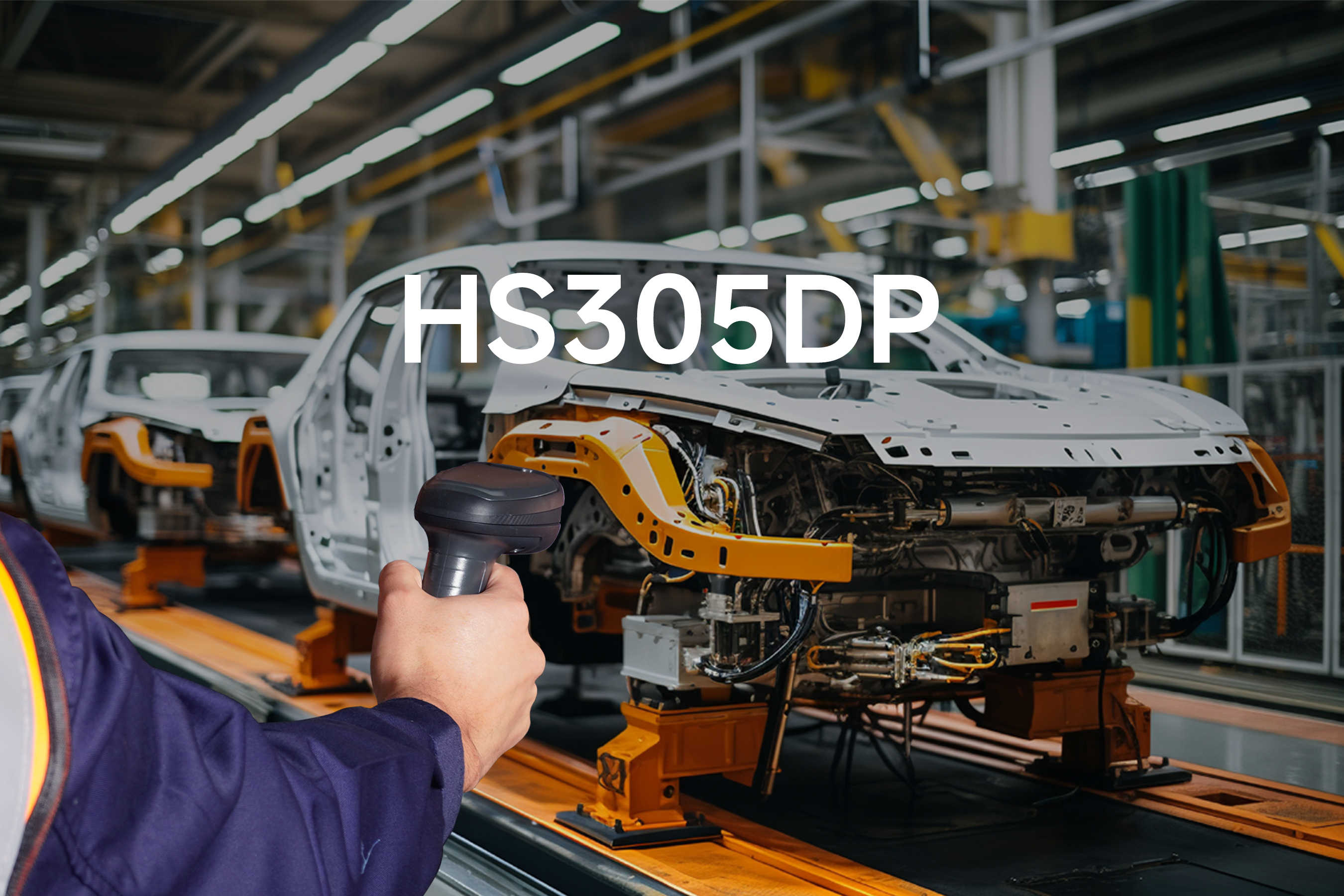 汽车配件车间数据采集优选：东集HS305DP工业扫码枪核心优势解析